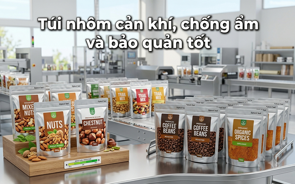 xưởng in túi màng nhôm